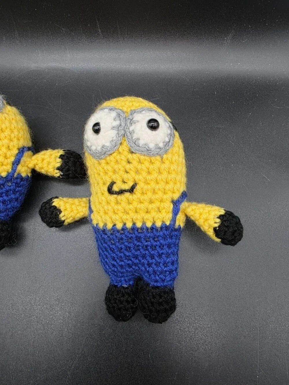 Handmade Despicable Me Minion Pair Plush Toys Knit Crochet
